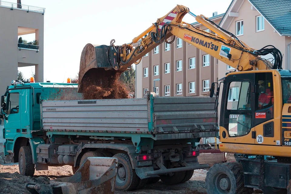 benne de chantier