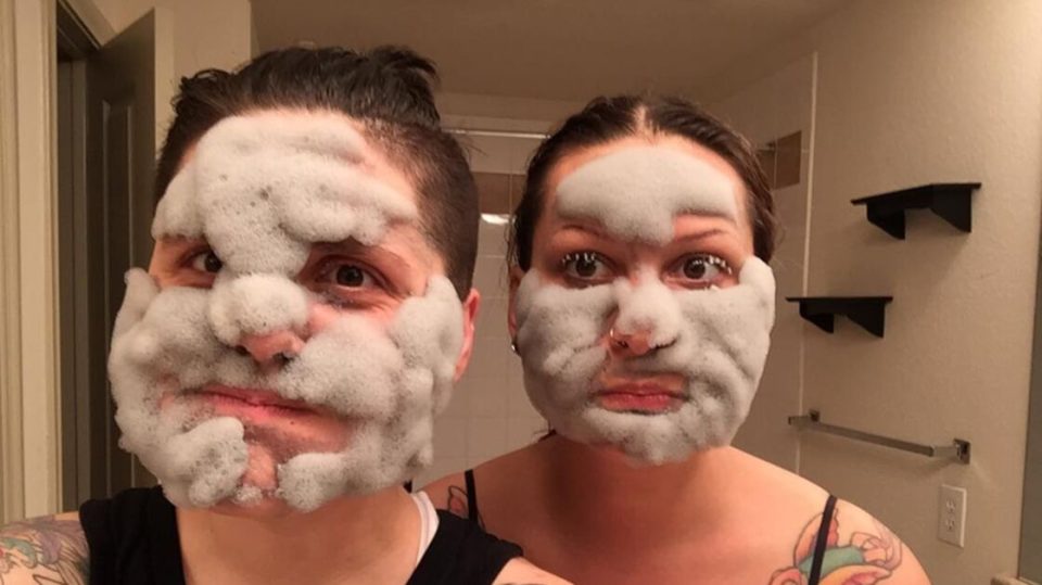 Masque moussant