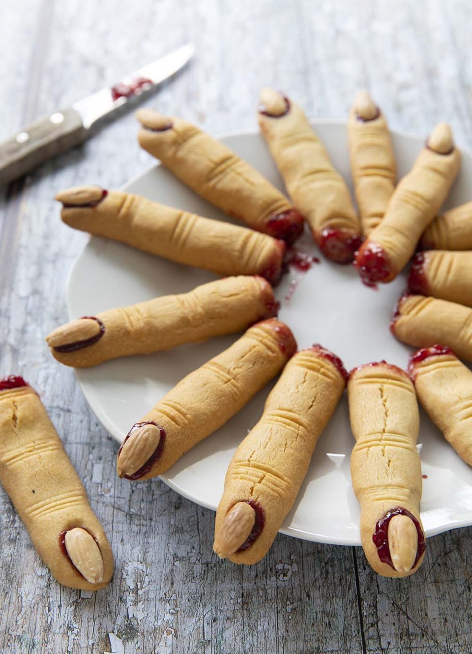 recettes doigts de sorcière pour Halloween